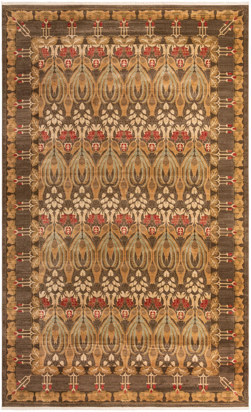 Chelsea Elegance Collection Area Rug -  Brompton (Brown) Rectangular Brown  lifestyle 15