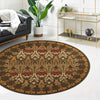 Chelsea Elegance Collection Area Rug -  Brompton (Brown) Round Brown  lifestyle 71