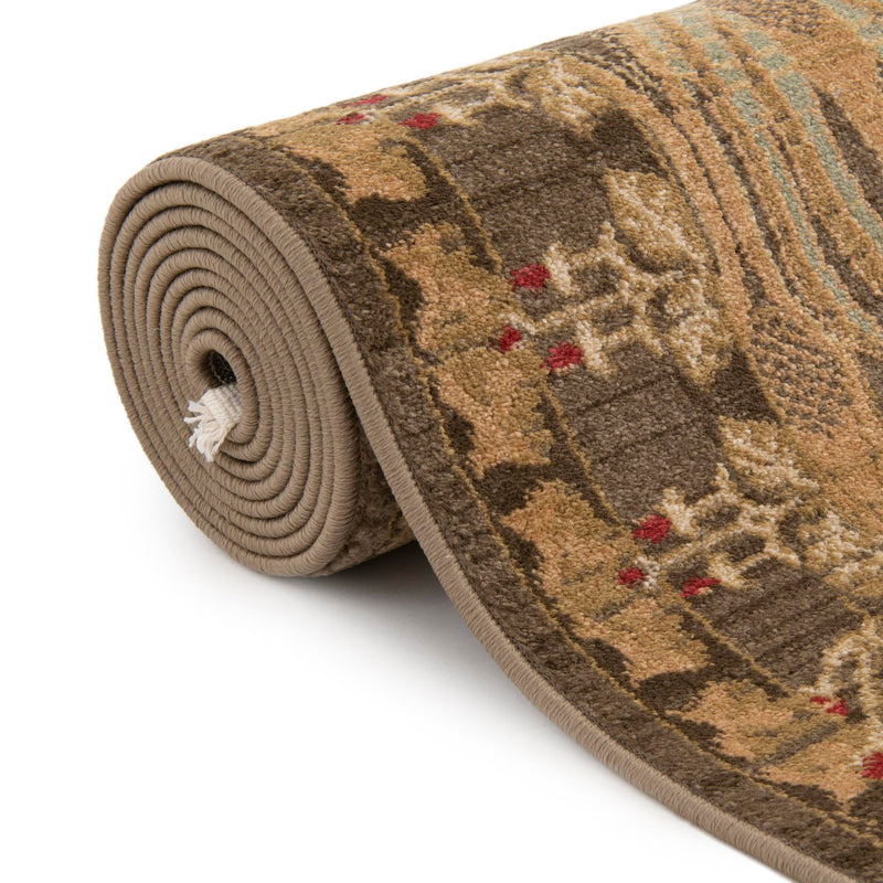 Chelsea Elegance Collection Area Rug -  Brompton (Brown) Rectangle Brown  lifestyle 12