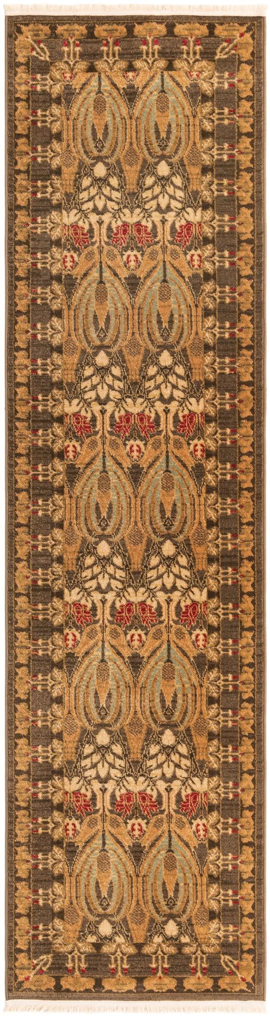 Chelsea Elegance Collection Area Rug -  Brompton (Brown) Runner Brown  lifestyle 17