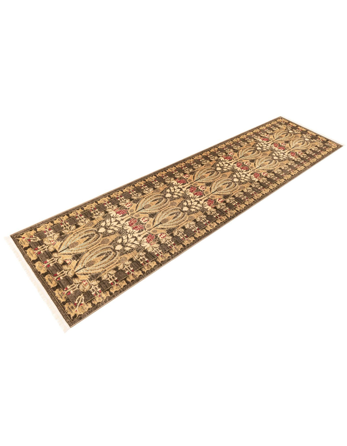 Chelsea Elegance Collection Area Rug -  Brompton (Brown) Runner Brown  lifestyle 50
