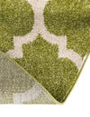 Lattice Gardens Collection Area Rug -  Bloomfield (Light Green) Round Light Green  lifestyle 61