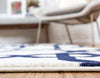 Lattice Gardens Collection Area Rug -  Greenhedge Rectangle Navy Blue  lifestyle 15