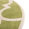 Lattice Gardens Collection Area Rug -  Espaliera Round Green  lifestyle 103