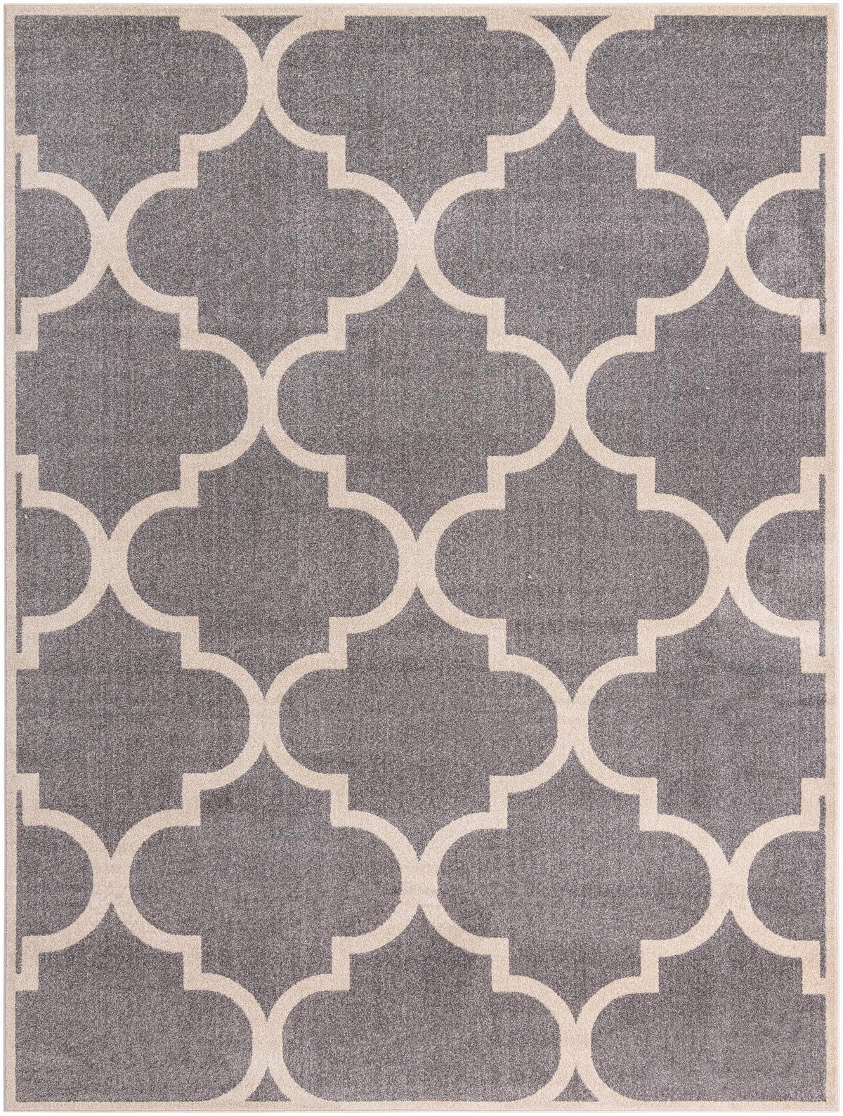 Lattice Gardens Collection Area Rug -  Espaliera Rectangle Gray  lifestyle 3