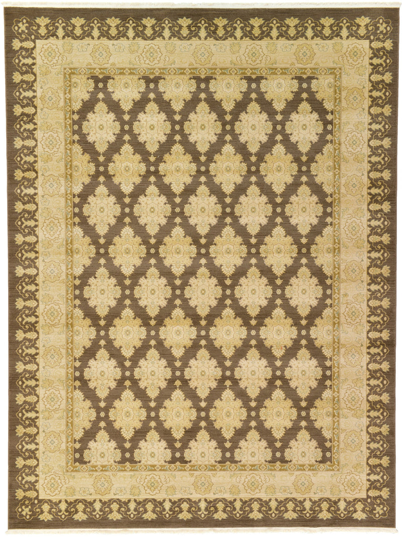 Chelsea Elegance Collection Area Rug -  Hyde Rectangle Brown  lifestyle 5