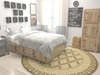 Chelsea Elegance Collection Area Rug -  Hyde Round Brown  lifestyle 28