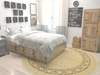 Chelsea Elegance Collection Area Rug -  Hyde Round Ivory  lifestyle 61