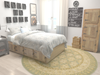 Chelsea Elegance Collection Area Rug -  Hyde Round Light Green  lifestyle 58