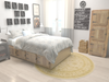 Chelsea Elegance Collection Area Rug -  Stockwell Round Cream  lifestyle 61