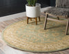 Chelsea Elegance Collection Area Rug -  Stockwell Round Light Green  lifestyle 106