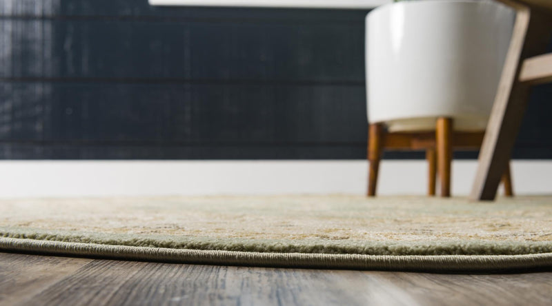 Chelsea Elegance Collection Area Rug -  Stockwell Round Light Green  lifestyle 69