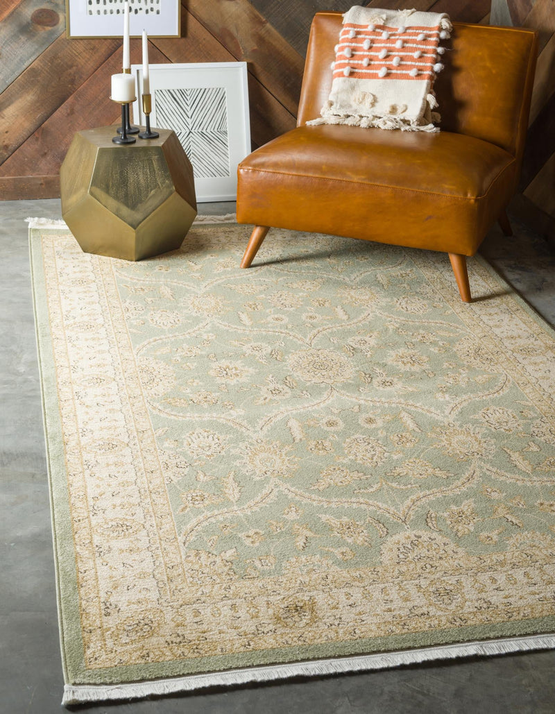 Chelsea Elegance Collection Area Rug -  Stockwell Rectangle Light Green  lifestyle 7