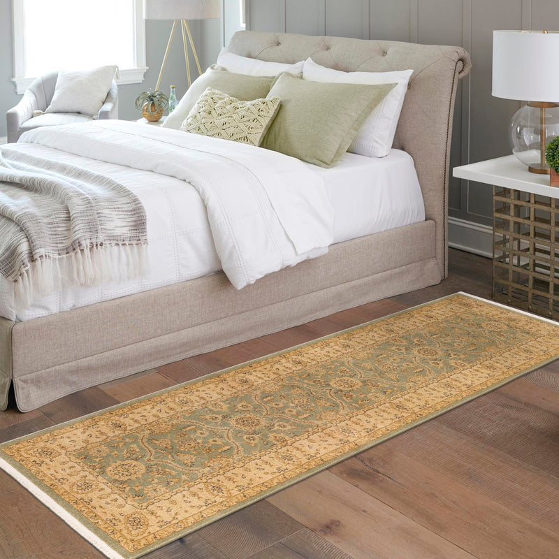 Chelsea Elegance Collection Area Rug -  Stockwell Runner Light Green  lifestyle 93