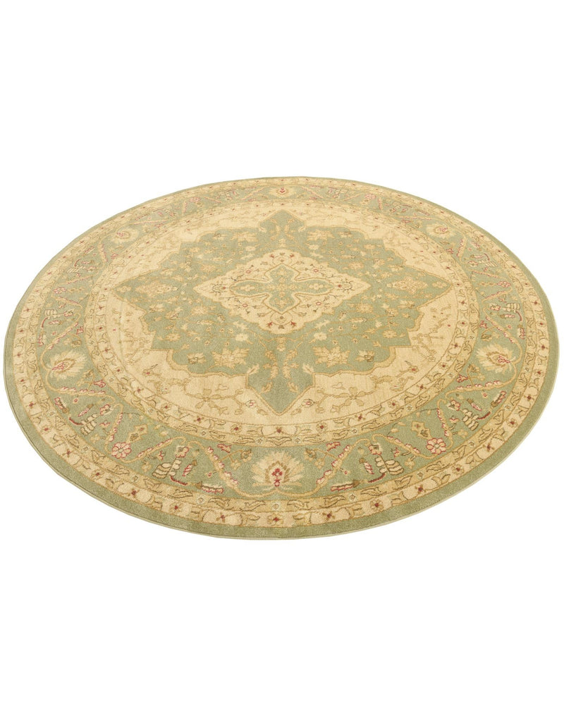Chelsea Elegance Collection Area Rug -  Twickenham Round Light Green  lifestyle 56