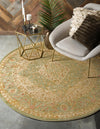 Chelsea Elegance Collection Area Rug -  Twickenham Round Light Green  lifestyle 58