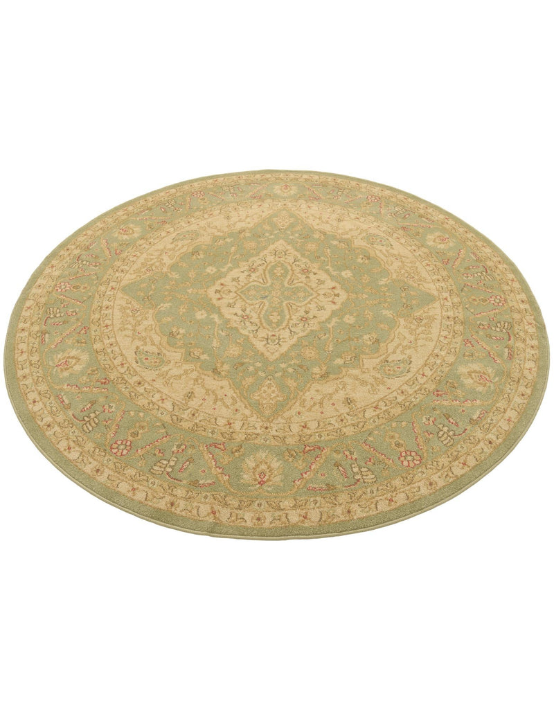 Chelsea Elegance Collection Area Rug -  Twickenham Round Light Green  lifestyle 59