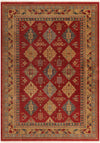 Persian Elegance Collection Area Rug -  Tabriz Rectangle Red Main