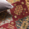 Persian Elegance Collection Area Rug -  Tabriz Round Red  lifestyle 21