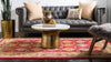 Persian Elegance Collection Area Rug -  Tabriz Rectangle Red  lifestyle 3