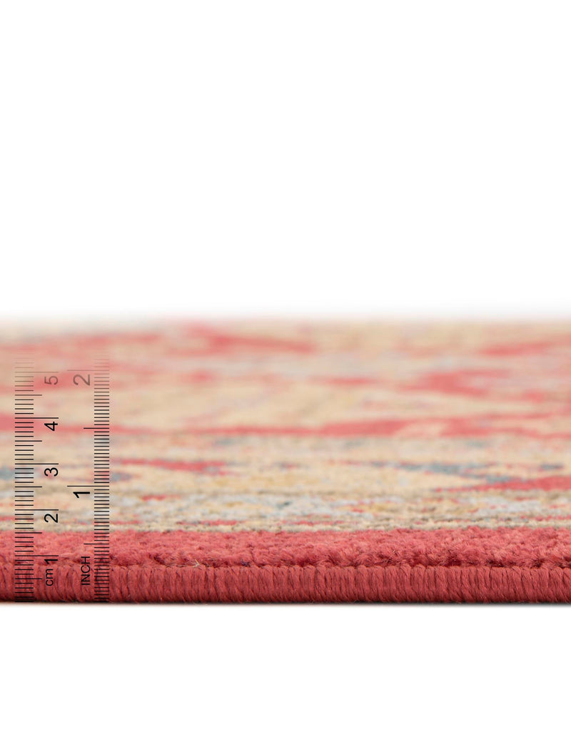Persian Elegance Collection Area Rug -  Tabriz Rectangle Red  lifestyle 5