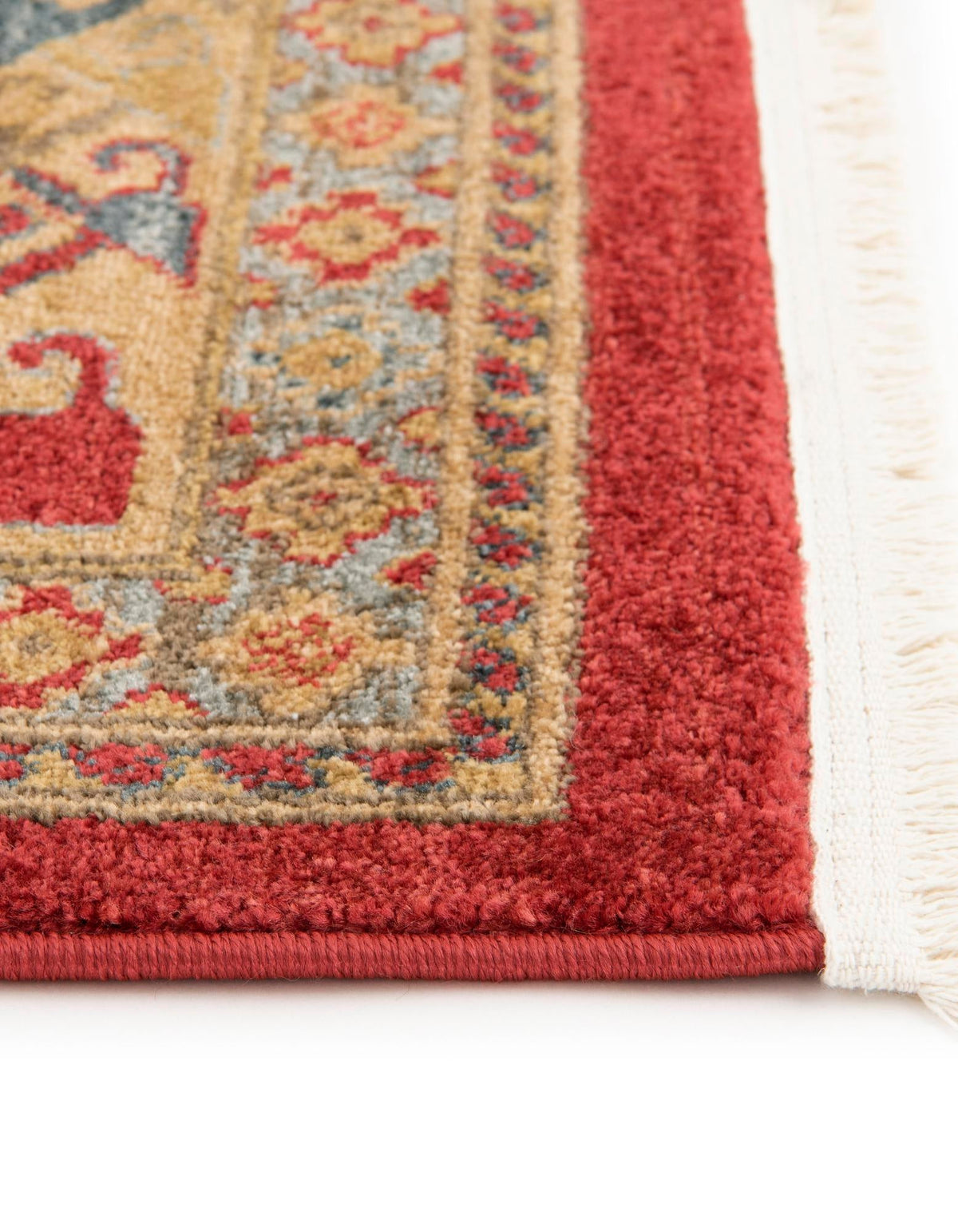 Persian Elegance Collection Area Rug -  Tabriz Rectangle Red  lifestyle 7
