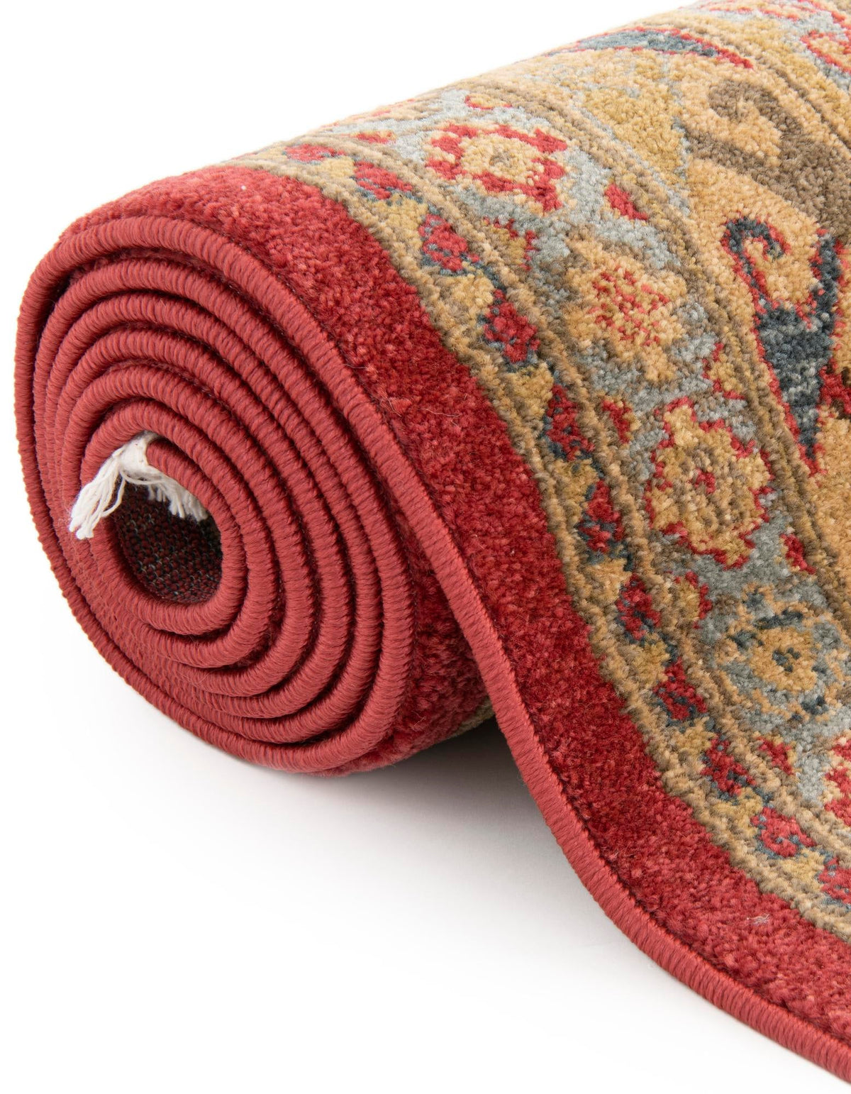 Persian Elegance Collection Area Rug -  Tabriz Rectangle Red  lifestyle 10