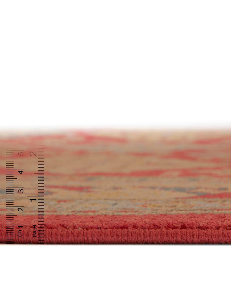 Persian Elegance Collection Area Rug -  Tabriz Rectangle Red  lifestyle 12