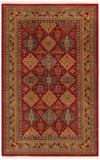 Persian Elegance Collection Area Rug -  Kashan Rectangle Red Main