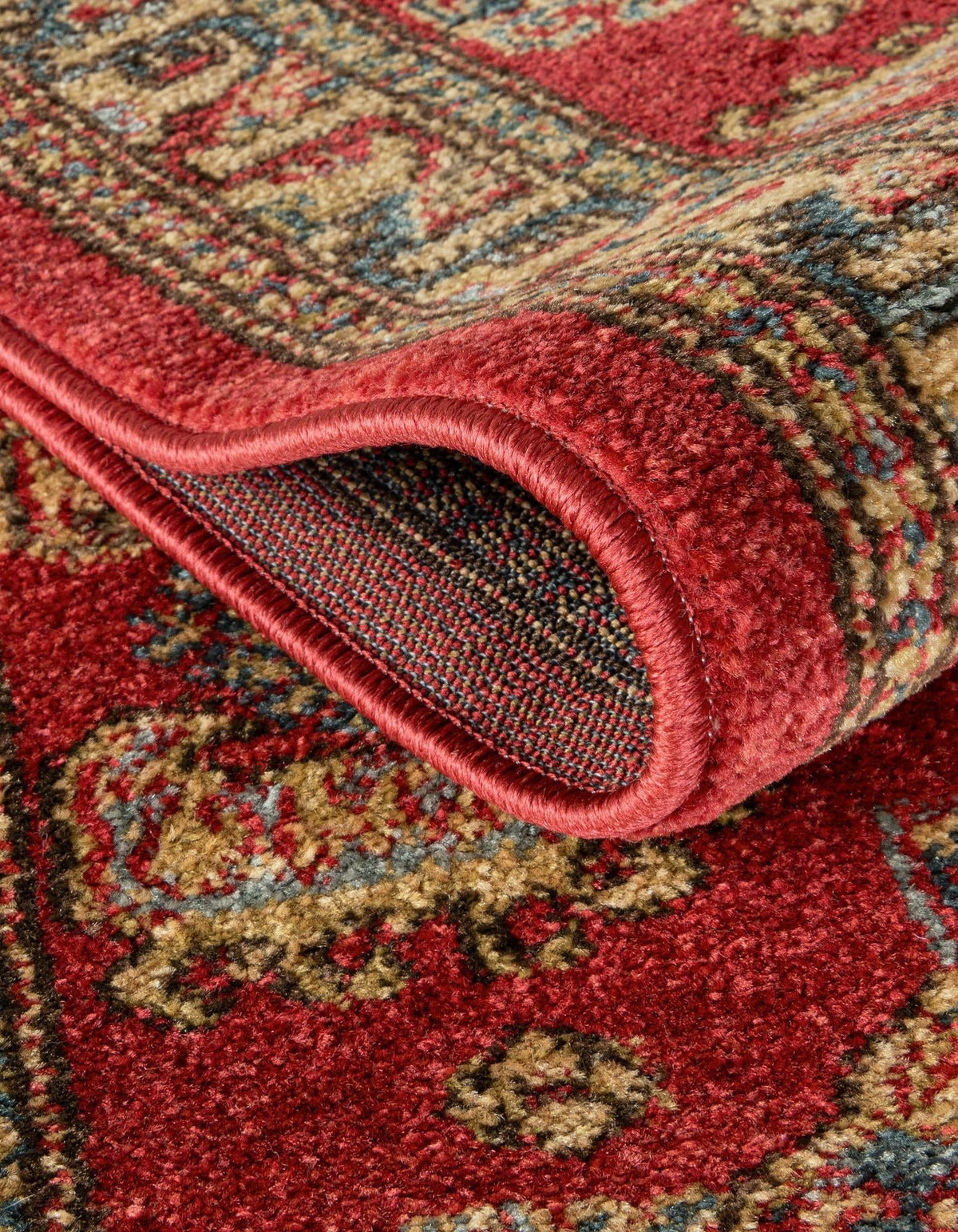 Persian Elegance Collection Area Rug -  Ardabil Rectangle Red  lifestyle 20