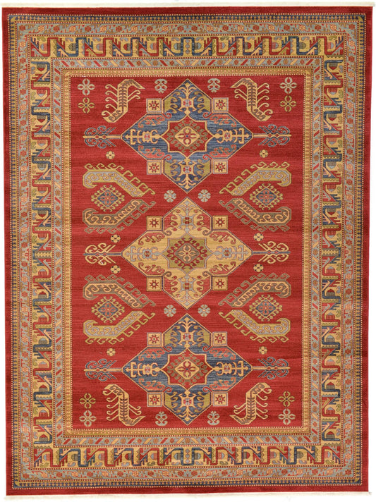 Persian Elegance Collection Area Rug -  Ardabil Rectangle Red Main