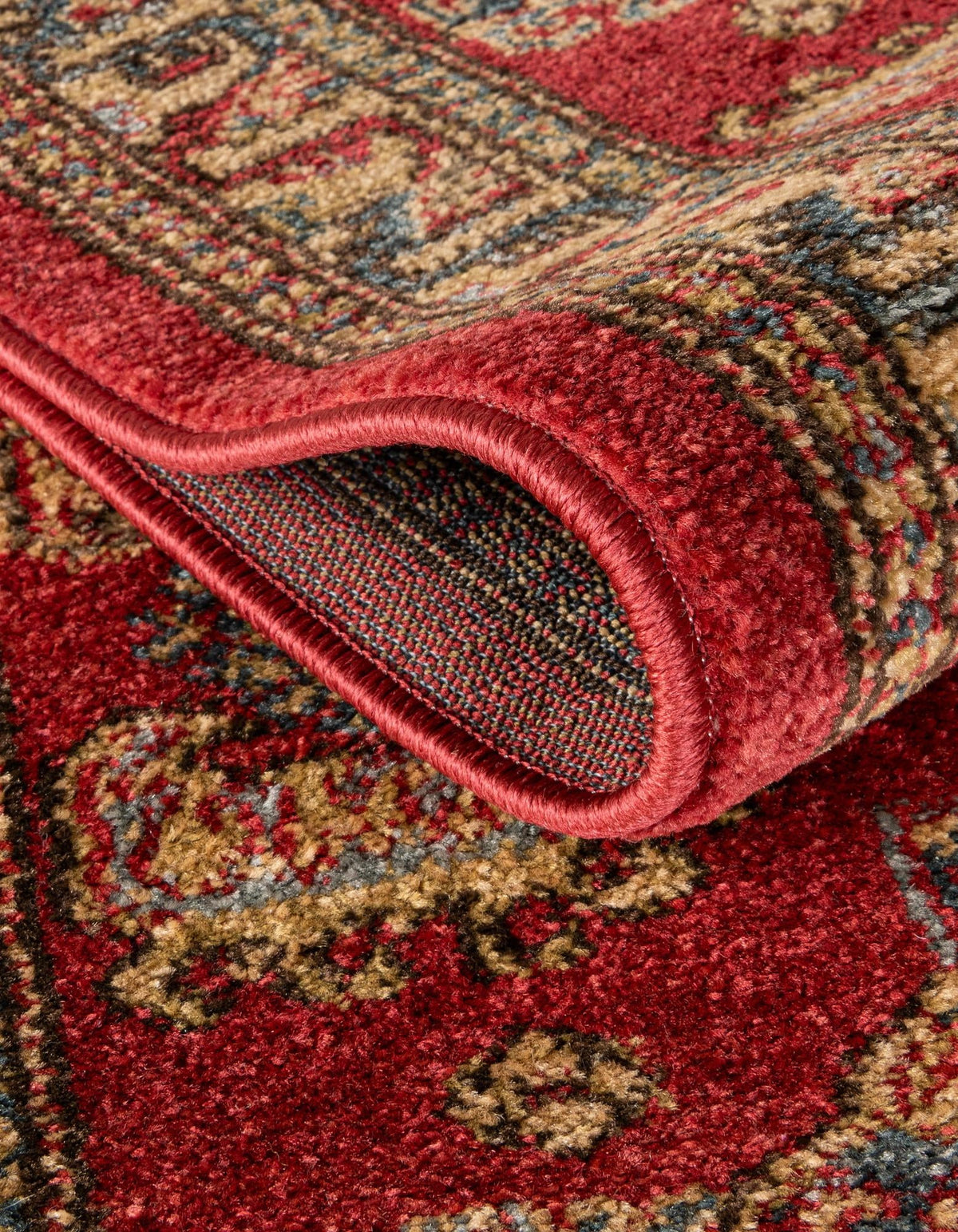 Persian Elegance Collection Area Rug -  Ardabil Rectangle Red  lifestyle 7