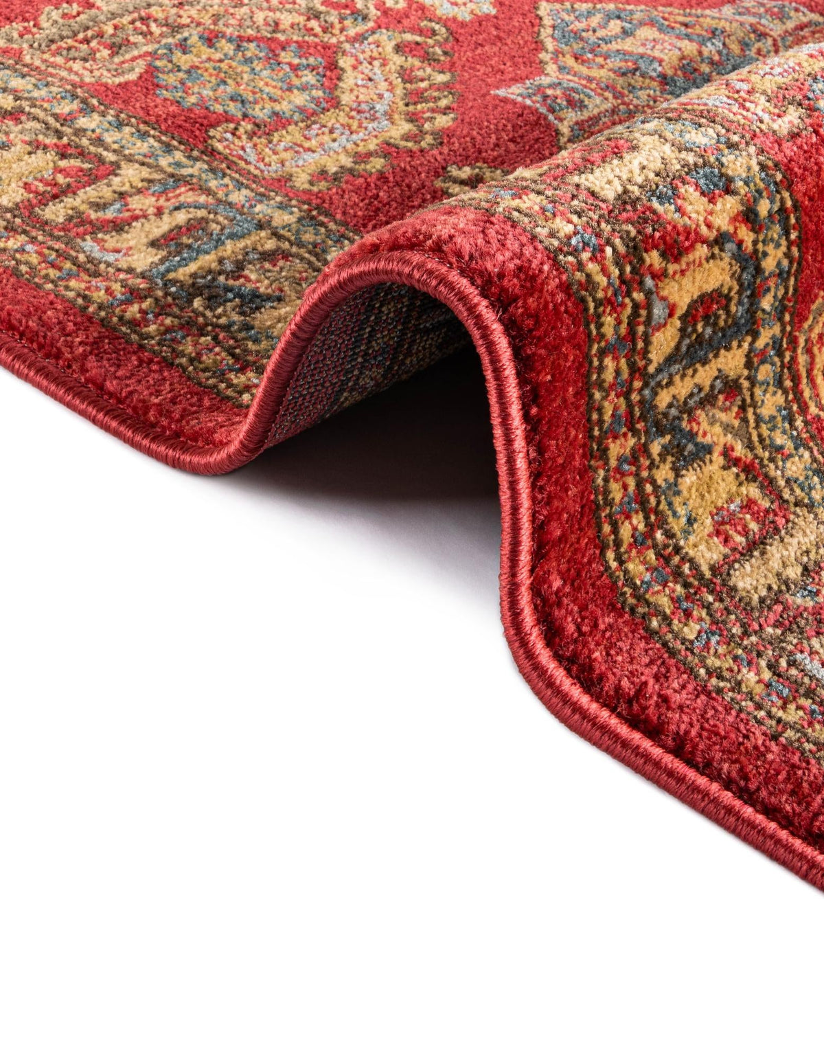 Persian Elegance Collection Area Rug -  Ardabil Rectangle Red  lifestyle 11
