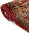 Persian Elegance Collection Area Rug -  Mashhad Rectangular Red  lifestyle 45