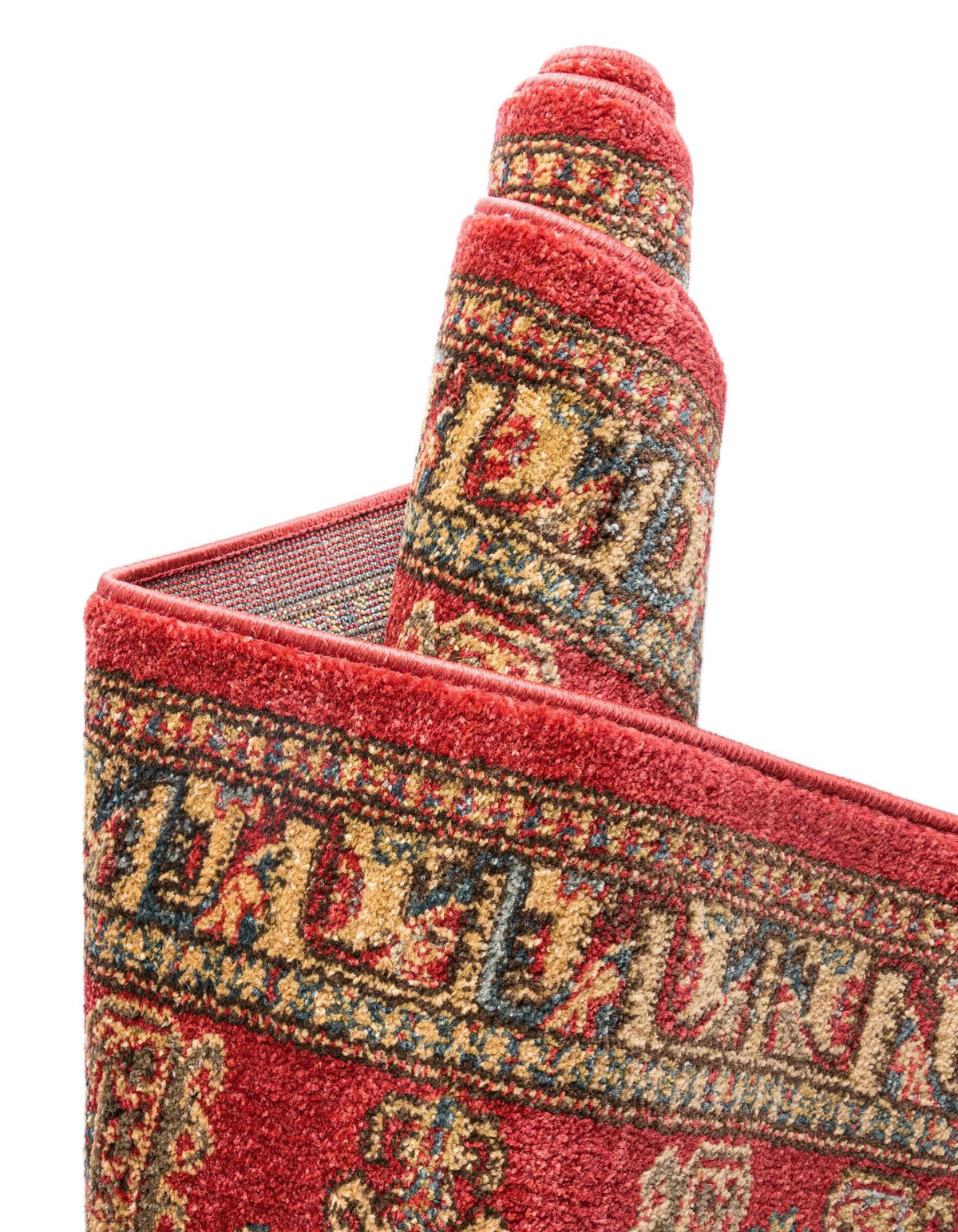 Persian Elegance Collection Area Rug -  Ardabil Rectangle Red  lifestyle 12