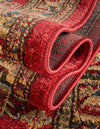 Persian Elegance Collection Area Rug -  Ardabil Rectangle Red  lifestyle 14