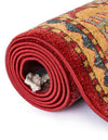 Persian Elegance Collection Area Rug -  Zanjan Round Red  lifestyle 36
