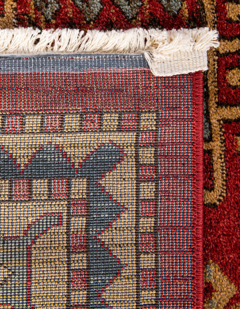 Persian Elegance Collection Area Rug -  Hamedan Rectangular Red  lifestyle 36