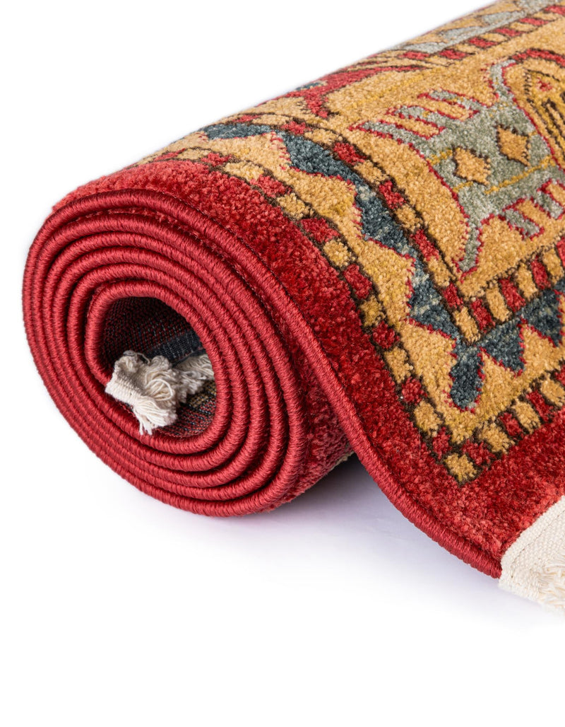 Persian Elegance Collection Area Rug -  Hamedan Rectangle Red  lifestyle 3