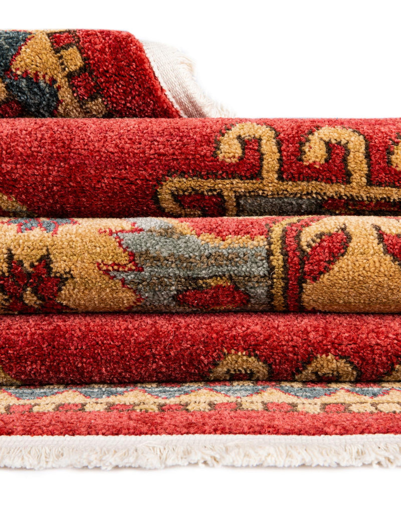 Persian Elegance Collection Area Rug -  Hamedan Rectangle Red  lifestyle 5