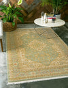 Chelsea Elegance Collection Area Rug -  Twickenham Rectangle Light Green  lifestyle 10