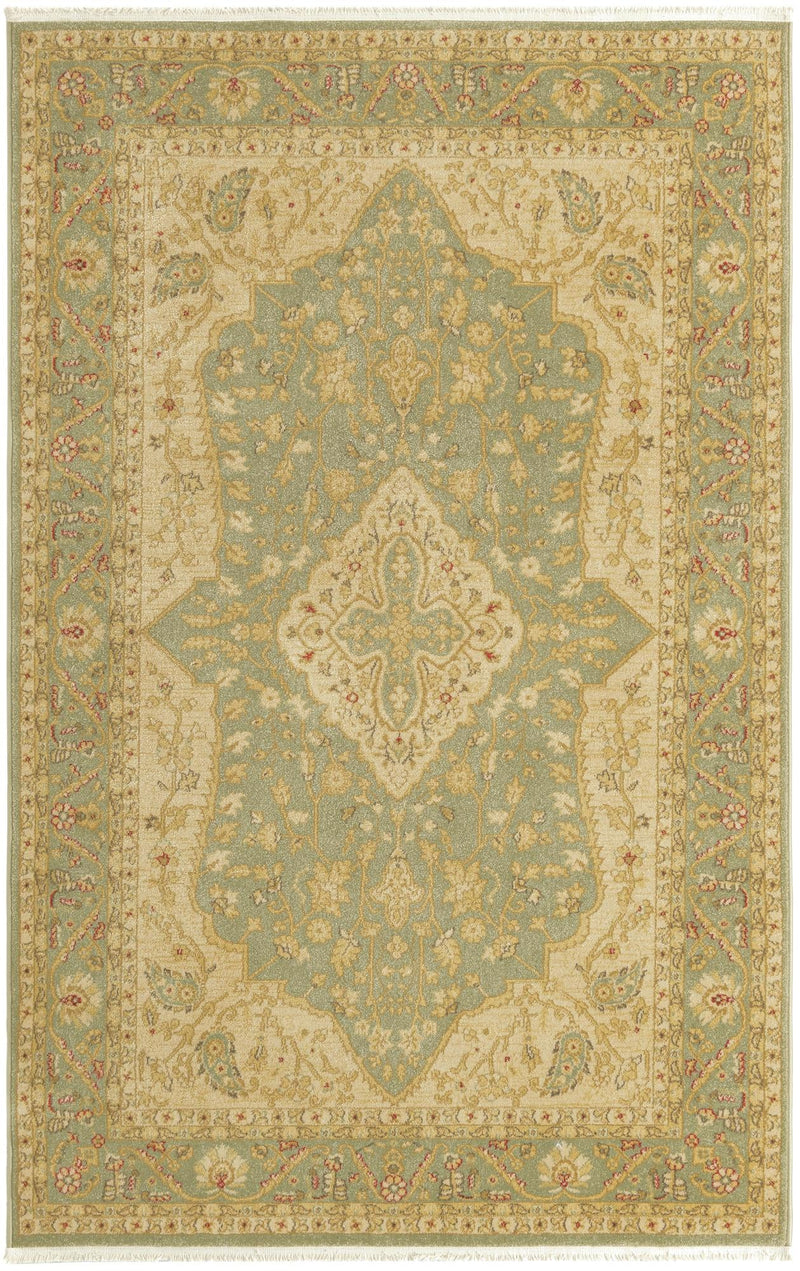 Chelsea Elegance Collection Area Rug -  Twickenham Rectangle Light Green  lifestyle 5