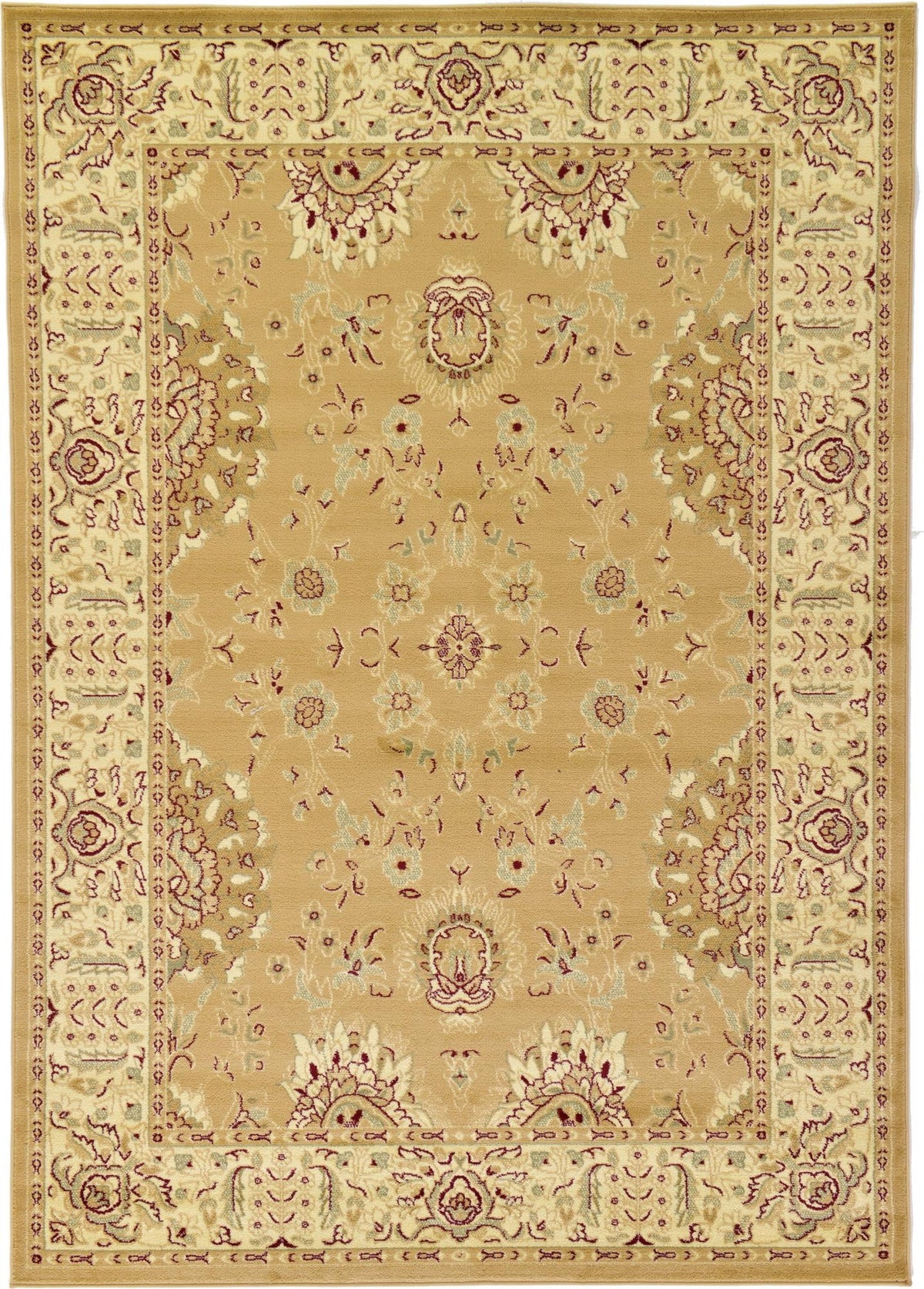 Jaipur Elegance Collection Area Rug -  Hawa Rectangle Tan Main
