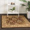 Jaipur Elegance Collection Area Rug -  Sawai Square Brown  lifestyle 75