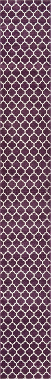 Lattice Gardens Collection Area Rug -  Bloomfield (Purple) Runner Purple  lifestyle 20