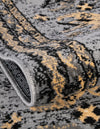 Tabriz Tapestries Collection Area Rug - Azerbaijan (Gray) Rectangle Gray  lifestyle 7