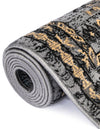 Tabriz Tapestries Collection Area Rug - Azerbaijan (Gray) Rectangle Gray  lifestyle 13