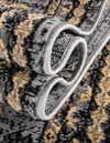 Tabriz Tapestries Collection Area Rug - Azerbaijan (Gray) Rectangle Gray  lifestyle 14