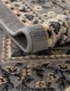Tabriz Tapestry Collection Area Rug - Azerbaijan (Gray) Rectangle Gray  lifestyle 7