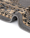 Tabriz Tapestry Collection Area Rug - Azerbaijan (Gray) Rectangle Gray  lifestyle 11